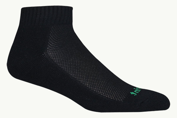 Bamboo Socks Ankle Low Cut Soft Cushion Work Sport Men s7-14 Black